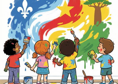 Peindre aux couleurs  de la francophonie
